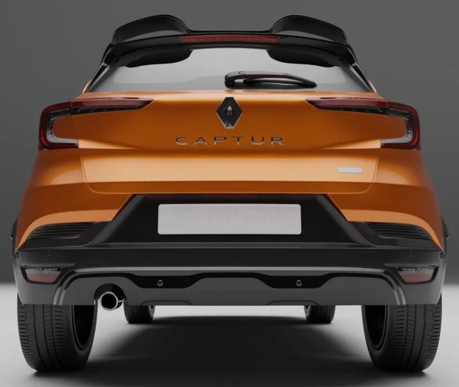 Becquet Arrière Pour Renault Captur II 2019-2025 - Look Fibre De Carbone, ABS, Améliore L'aérodynamisme Et Le Style - 6