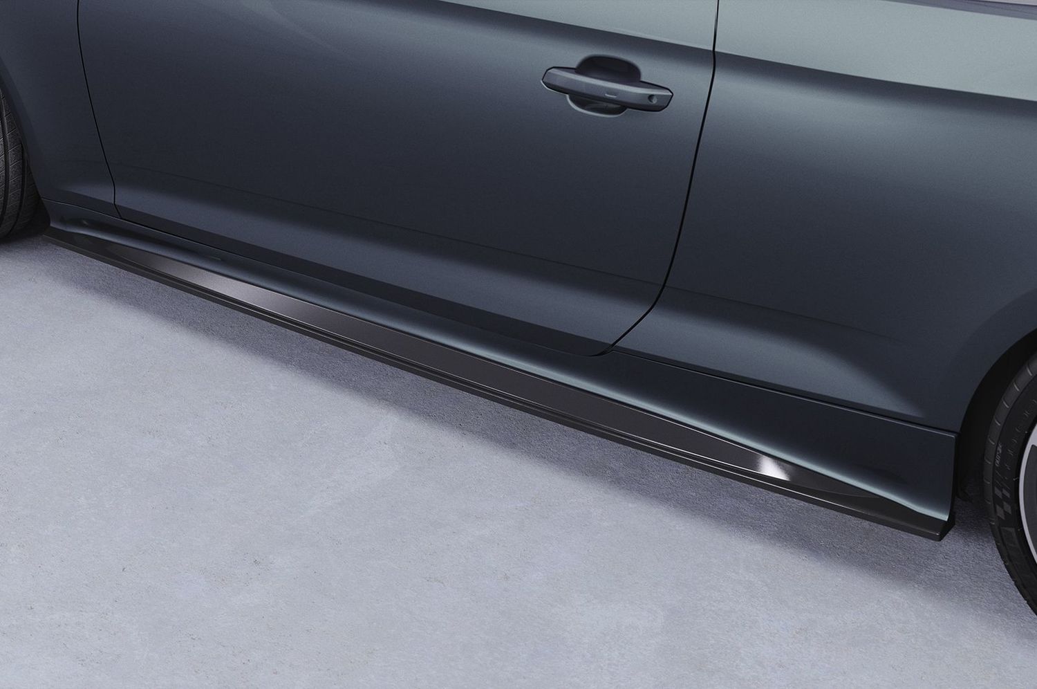 Bas De Caisse Universel ABS - 86 Cm Noir - Spoiler/diffuseur Pour Voiture, SUV - Réduction Traînée Aérodynamique
