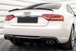 DIFFUSEUR DE PARE CHOC ARRIERE AUDI A5 COUPE / SPORTBACK B8 STANDARD PHASE 2 "DTM LOOK" QUAD (11-2011/2015)