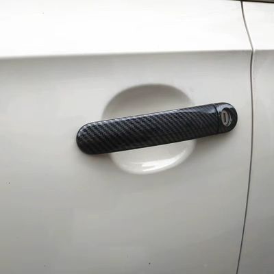 ENJOLIVEURS DE POIGNEES DE PORTES PIANO BLACK OU CARBONE LOOK AUDI TT 8N (1998/2006) AUDI TT 8J (2006/2014)