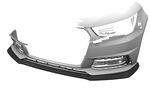 LAME DE PARE CHOC AVANT AUDI A1 8X S LINE "CUP" CS STYLE (2015/2018)