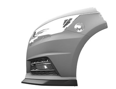 LAME DE PARE CHOC AVANT AUDI A1 8X S LINE "CUP" CS STYLE (2015/2018)