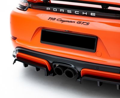 LAME DE PARE CHOC ARRIERE PORSCHE 718 CAYMAN 982C GTS "CUPWINGS" (2016/2025)
