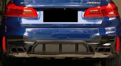 DIFFUSEUR ARRIERE BMW SERIE 5 G30/G31 PACK M PIANO BLACK "SMT DESIGN" (2017/2024)