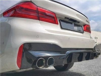 DIFFUSEUR ARRIERE BMW SERIE 5 G30/G31 PACK M PIANO BLACK "SMT DESIGN" (2017/2024)