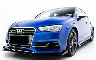 LAME DE PARE CHOC AVANT DTM LOOK "CNC CUPWINGS" AUDI A3 8V SEDAN S LINE PHASE 1 (2013/04-2016)