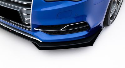 LAME DE PARE CHOC AVANT DTM LOOK "CNC CUPWINGS" AUDI A3 8V SEDAN S LINE PHASE 1 (2013/04-2016)