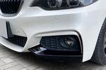 SPLITTERS DE PARE CHOC AVANT A PEINDRE OU PIANO BLACK BMW SERIE 2 PHASE 1 F22/F23 PACK M (11-2013/05-2017)