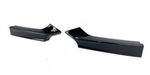 SPLITTERS DE PARE CHOC AVANT A PEINDRE OU PIANO BLACK BMW SERIE 2 PHASE 1 F22/F23 PACK M (11-2013/05-2017)