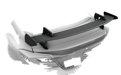 AILERON DE COFFRE A COL DE CYGNE TOYOTA GR86 OU SUBARU BRZ II  "CS STYLE" (2021+)