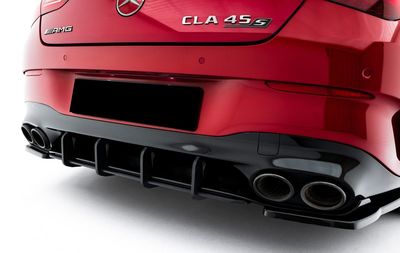 DIFFUSEUR ARRIERE (RAJOUT CENTRAL) MERCEDES CLA W118/X118 35AMG OU 45AMG PACK AERO PHASE 1 "DTM LOOK "CNC" (2019/2023)