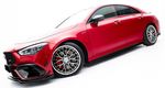 JEU DE BAS DE CAISSE (RAJOUTS EN ABS) MERCEDES CLA W118/X118 35AMG OU 45AMG PHASE 1 (2019/2023)