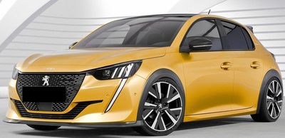 LAME DE PARE CHOC AVANT PEUGEOT 208 II GT OU GT LINE PHASE 1 (2019/02-2024)