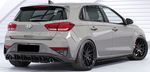 PRISES D'AIR DE VITRES ARRIERES TYPE "LOUVERS"  HYUNDAI I30 III HATCHBACK CUP CS STYLE (2017+)