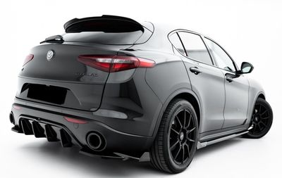 RAJOUT SPLITTER CENTRAL DE DIFFUSEUR ARRIÈRE ALFA ROMEO STELVIO STANDARD PHASE 1 (2017/2020)