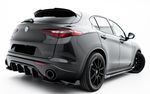 RAJOUT SPLITTER CENTRAL DE DIFFUSEUR ARRIÈRE ALFA ROMEO STELVIO STANDARD PHASE 1 (2017/2020)