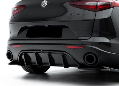 RAJOUT SPLITTER CENTRAL DE DIFFUSEUR ARRIÈRE ALFA ROMEO STELVIO STANDARD PHASE 1 (2017/2020)