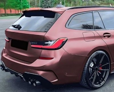 MONTANTS DE CUSTODES ARRIERES BMW SERIE 3 G21 TOURING PACK M "DTMLOOK" (2019+)