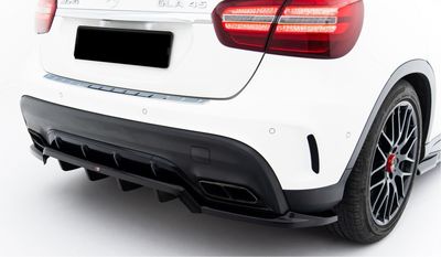 LAME DE PARE CHOC ARRIERE MERCEDES GLA X156 A45 AMG PHASE 2 "DTM LOOK" (04-2017/2020)