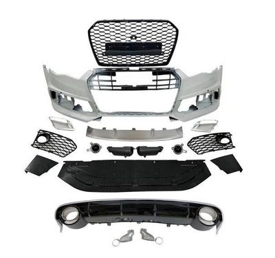 KIT CARROSSERIE AUDI A6 4G BERLINE OU AVANT STANDARD OU S LINE PHASE 2 LOOK RS6 (10-2014/2019)