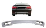 DIFFUSEUR ARRIERE PU-RIM LOOK 760i AVEC EMBOUTS SPECIFIQUES DUPLEX POUR BMW SERIE 7 F01 STANDARD PHASE 1 730D / 730 i (2009/2012)