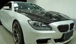 CAPOT CARBONE BMW SERIE 6 F12/F13 LOOK GTR (2011/2017)
