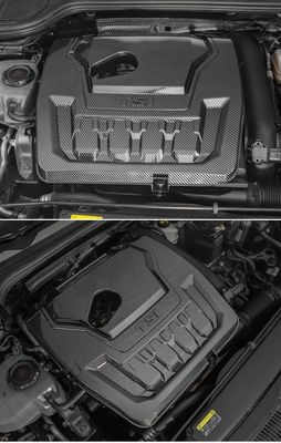 CACHE MOTEUR isolant phonique en abs carbone look PHASE 1 (2020/2024)