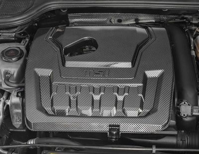 CACHE MOTEUR isolant phonique en abs carbone look PHASE 1 (2020/2024)