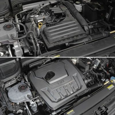 CACHE MOTEUR isolant phonique en abs carbone look PHASE 1 (2020/2024)