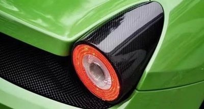 JEU DE MASQUES DE FEUX ARRIERES EN CARBONE POUR FERRARI F458 (2009/2015)