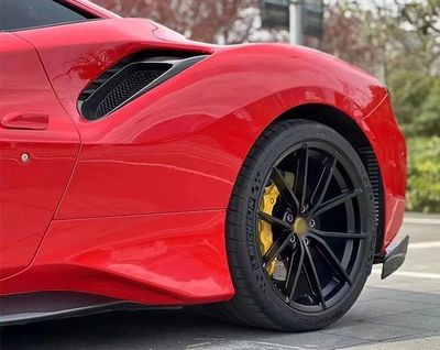 JEU D'ENTREES D'AIR ARRIERES EN CARBONE POUR FERRARI 488 (2015/2019)