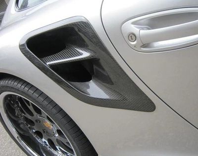 PRISES D'AIR D'AILES ARRIERES CARBONE PORSCHE 997 TURBO (2004/2011)