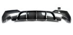 DIFFUSEUR DE PARE CHOC ARRIERE BMW SERIE 4 G22/G23 PACK M PIANO BLACK FINISH OU CARBONE LOOK V1 (2020+)
