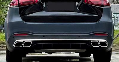 DIFFUSEUR DE PARE CHOC ARRIERE + EMBOUTS LOOK AMG MERCEDES GLS X167 AMG LINE LOOK GLS 63 AMG (10-2019+)