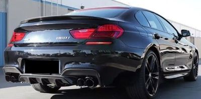 DIFFUSEUR ARRIERE BMW F12/F13/F06 PACK M "DTM STYLE"  CARBONE LOOK FINISH (2012/2017)