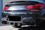 DIFFUSEUR ARRIERE BMW F12/F13/F06 PACK M "DTM STYLE"  CARBONE LOOK FINISH (2012/2017)