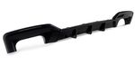 DIFFUSEUR ARRIERE BMW F12/F13/F06 PACK M "DUAL" OU "QUAD" (2012/2017)