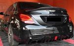 DIFFUSEUR ARRIERE MERCEDES CLASSE S W222 AMG LINE PHASE 1 AVEC FEU STOP (2013/06-2017)