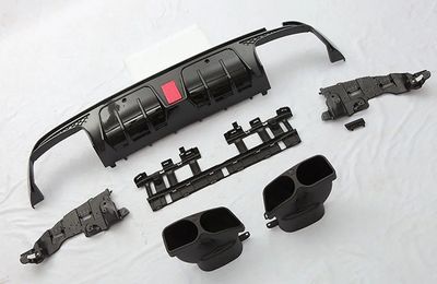 DIFFUSEUR ARRIERE MERCEDES CLASSE S W222 AMG LINE PHASE 1 AVEC FEU STOP (2013/06-2017)