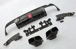 DIFFUSEUR ARRIERE MERCEDES CLASSE S W222 AMG LINE PHASE 1 AVEC FEU STOP (2013/06-2017)