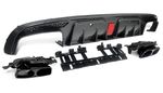 DIFFUSEUR ARRIERE MERCEDES CLASSE S W222 AMG LINE PHASE 1 AVEC FEU STOP (2013/06-2017)