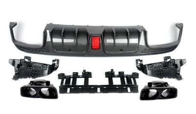 DIFFUSEUR ARRIERE MERCEDES CLASSE S W222 AMG LINE PHASE 1 AVEC FEU STOP (2013/06-2017)