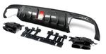 DIFFUSEUR ARRIERE MERCEDES CLASSE S W222 AMG LINE PHASE 1 AVEC FEU STOP (2013/06-2017)