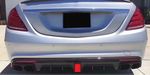 DIFFUSEUR ARRIERE MERCEDES CLASSE S W222 AMG LINE PHASE 1 AVEC FEU STOP (2013/06-2017)