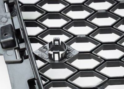 CALANDRE SANS SIGLE TYPE RS "GLOSSY BLACK" POUR AUDI A3/S3 TYPE 8P PHASE 2 FACELIFT V1 (06-2008/2012)