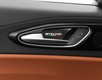 4 ENJOLIVEURS DE POIGNEES DE PORTES INTERIEURES (AVANT+ARRIERE) ALFA ROMEO STELVIO (2017/2024)