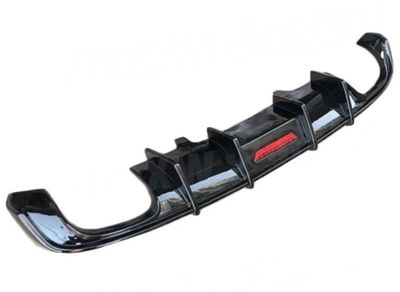 DIFFUSEUR DE PARE CHOC ARRIERE EN ABS "DTM LOOK AVEC FEU STOP" AUDI A4 B9 8W STANDARD / SLINE OU S4 PHASE 1 (08-2015/04-2019)
