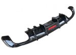 DIFFUSEUR DE PARE CHOC ARRIERE EN ABS "DTM LOOK AVEC FEU STOP" AUDI A4 B9 8W STANDARD / SLINE OU S4 PHASE 1 (08-2015/04-2019)