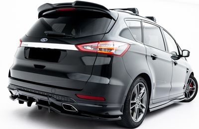 EXTENSION DE BECQUET DE TOIT "3D" FORD S MAX II ST LINE "TYPE 3D GLOSS BLACK" (2015/2019)