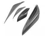 SPLITTERS "CANARDS" DE PARE CHOC AVANT EN CARBONE BMW SERIE 3 E90/E91/E92/E93 PHASE 2 PACK M OU M3 (2008/2011)
